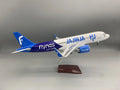 1:80 Scale Aircraft 47cm Flynas Airplane Model Saudi Nas A320neo Resin DieCast Collection Plane Toy with Landing Gear Wheels
