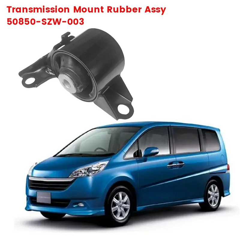 Transmission Mount Rubber Assy 50850-SZW-003 For Honda STEP WGN RK1 RK1 09-15 Engine Cushion Rubber Bracket 50850SZW003-A65M