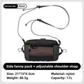 Fiber Waist Pack 1.1L Waterproof UrltraLight Multi Pocket for Cycling Running Hiking Camping Outdoor Sports Accessories