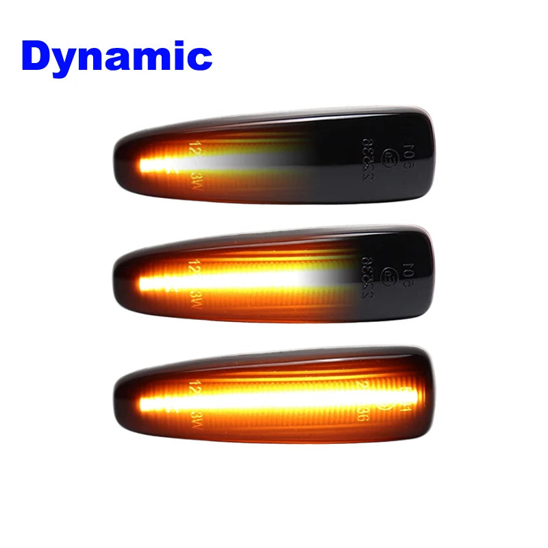 For Mitsubishi Lancer Galant Outlander ASX Mirage Attrage LED Side Marker Lamp Amber Side Fender Turn Signal Lights