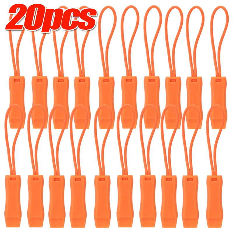 Outdoor Survival Whistle Camping Hiking Rescue Emergency Whistle Diving Football Basketball Match Whistle Anti Loss Clip 1-50pcs