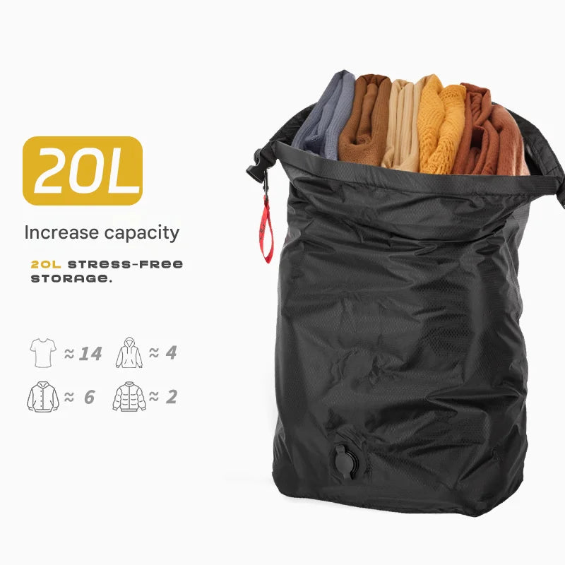 Vacuum Compression Storage Bag Portable Large Capacity Waterproof Luggage Bag Clothes Bag Dustproof Business Trip Travel