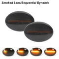 Amber Sequential LED Car Front Bumper Side Marker Turn Signal Lights For Mini Cooper R55 R56 R57 R58 R59 Fender Flare Lamps 12V