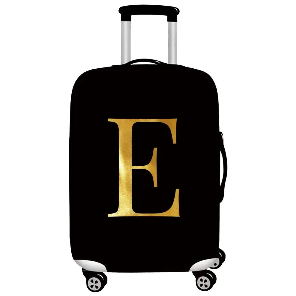 Luggage Protective Cover Thick Elastic Luggage Protective Covers Dust Cover Anti-Scratch Protective Suitcase Cover Letter Series