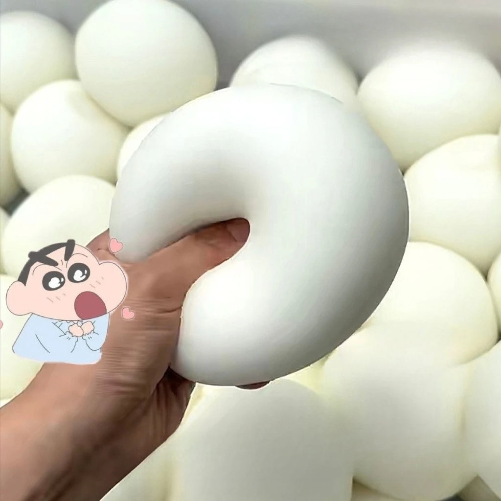 Big Squishy Bread Stress Ball Fidget Toy Soft Bun Squeeze Ball Slow Rising Sensory Relaxing Toy for Adults Stress Relief Gift