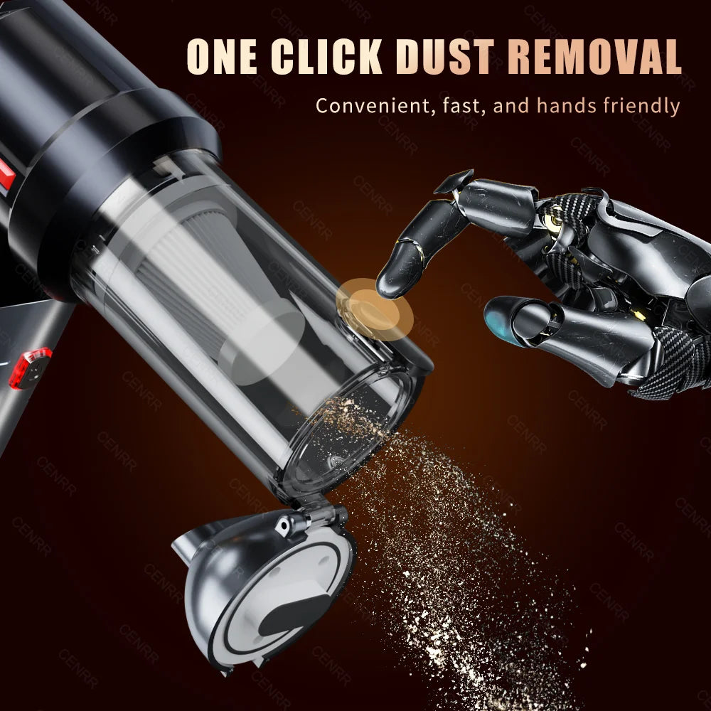 CENRR Car Vacuum Cleaner Powerful Mini 998000PA Cordless Portable Vacuum Cleaner for Home Appliance Handheld Blower Car Cleaner