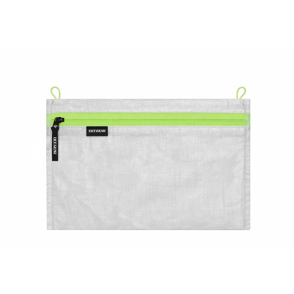 Ultralight DCF Dyneema Storage Pouch Waterproof Zipper Bag Lightweight Camping Hiking Travel Wallet Passport Card Holder Case
