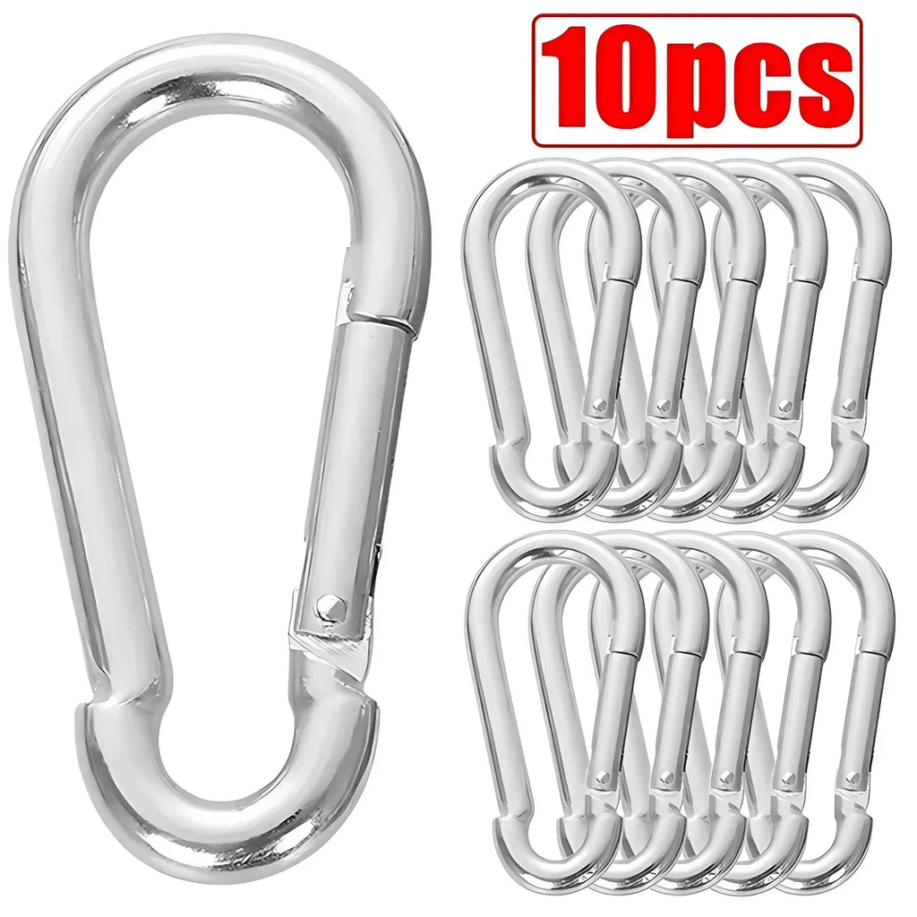 Mini Carabiner Alloy Survival Gear Camp Mountaineering Hook Outdoor Carabiner Keychain Tourist Hooks Fishing Buckle Wholesale
