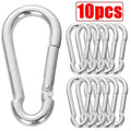 Mini Carabiner Alloy Survival Gear Camp Mountaineering Hook Outdoor Carabiner Keychain Tourist Hooks Fishing Buckle Wholesale