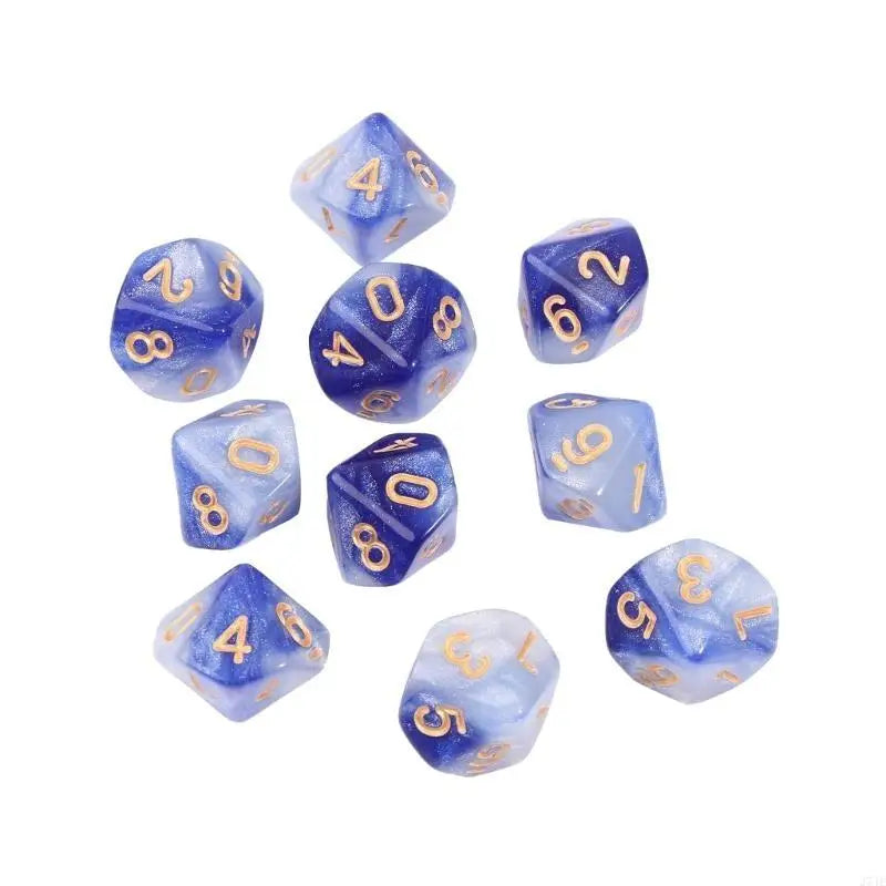 10pcs 10 Sided D10 Polyhedral for Table Games for Pub Club Games Supplies Table Games