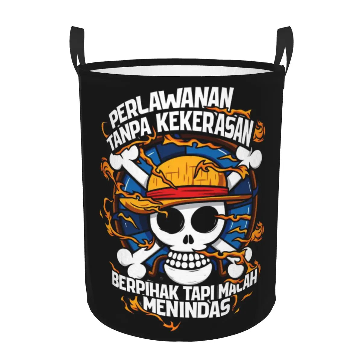 One Piece Tony Tony Chopper Laundry Basket Collapsible Anime Clothing Hamper Bathroom Organizer Storage Bins