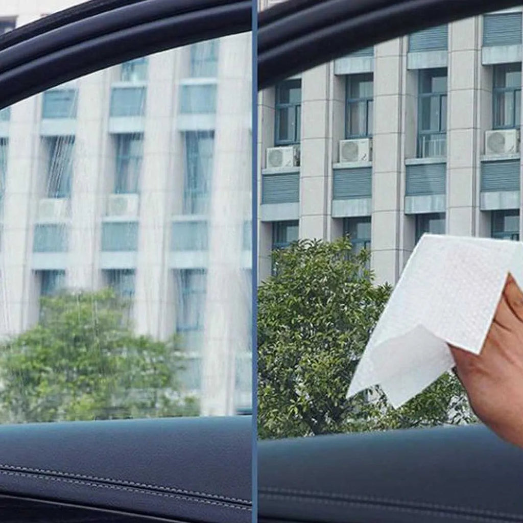 3pcs car cleaning wipes - detergent, gentle on the hands, non abrasive paper material for car interior care