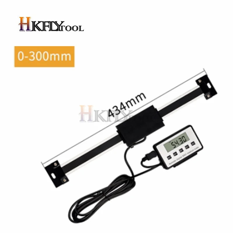 0-150/200/300/400/500mm 0.01 mm DRO Magnetic Remote Digital Readout Digital Linear Scale External Display Measuring Tool