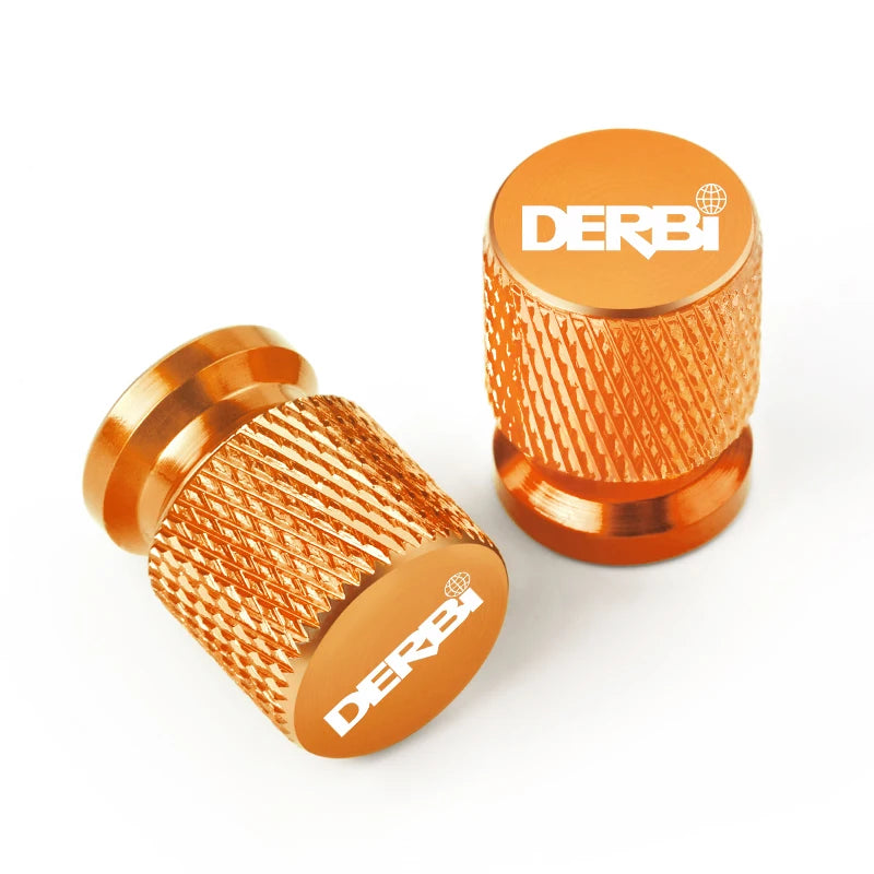 2PCS For DERBI EBE EBS D50B0 VARIANT SPORT R GPR Tire Valve Caps Wheel Tyre Cover CNC Aluminum Alloy Accessories