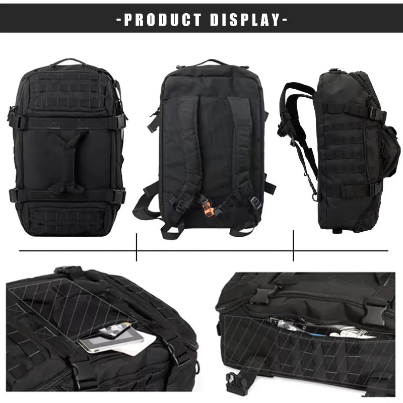 25L 45L 80L Sport Travel Bag Molle Tactical Backpack Gym Fitness Bag Large Duffle Bags for Camping Hunting Fishing