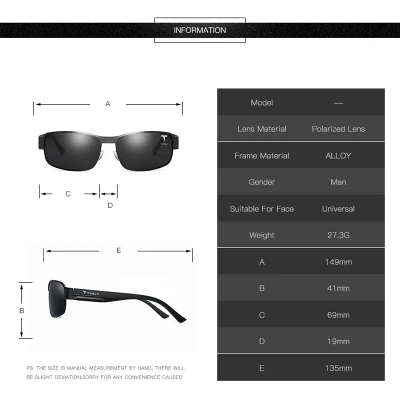 Car Fashion High-End Luxury Sunglasses Men Women Leisurely Goggles For Tesla Cybertruck Roadster Model 3 Model Y Model S Model X
