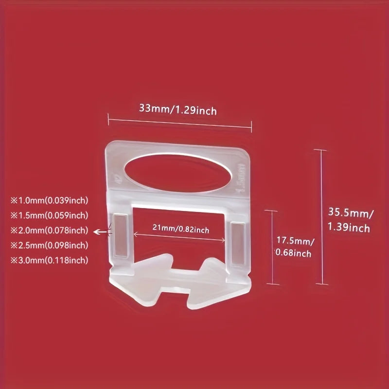 270Pcs Clips and 90Pcs Plastic Tile Leveling System with 1 Pliers Tool (Also Available as Individual Accessories) - Reusable Wedges, Professional Spacing and Alignment Kit, for Ceramic Floor and Wall Tile Installation