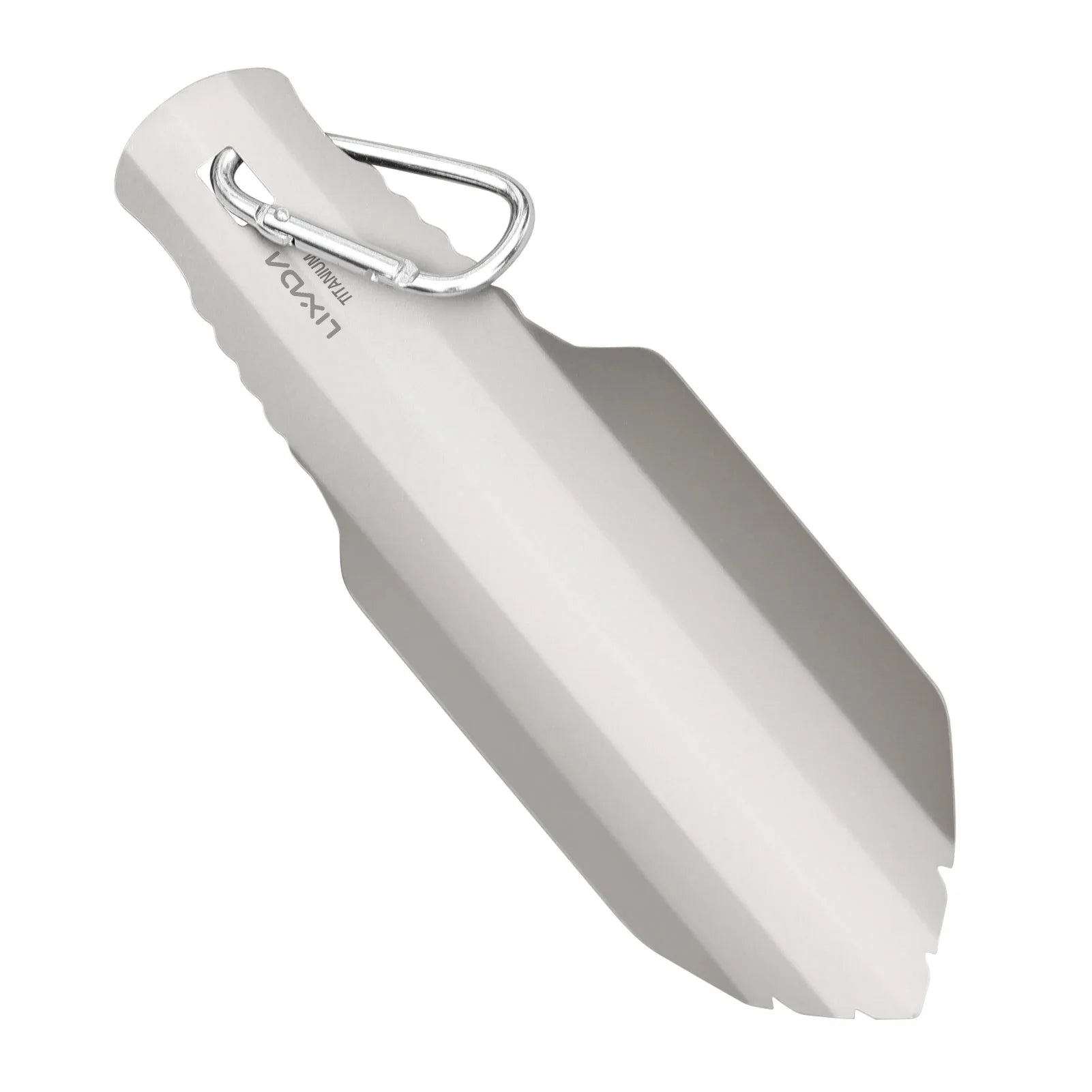Lixada Titanium Camping Shovels Outdoor Compact Poop Shovel Trowel Ultralight Backpacking Multi Tool for Hiking Survival