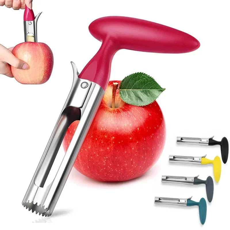 Premium Apple Corer Remover Stainless Steel Apple Pears Seed Core Tool Fruit Cutter Seeder Slicer Knife Kitchen Vegetable Tools