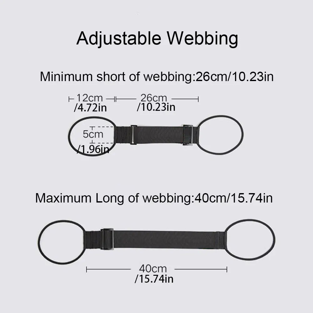 Versatile Luggage Elastic Strap Reusable Adjustable Luggage Connector Straps Travel Suitcase Fixed Strap Elastic Luggage Strap