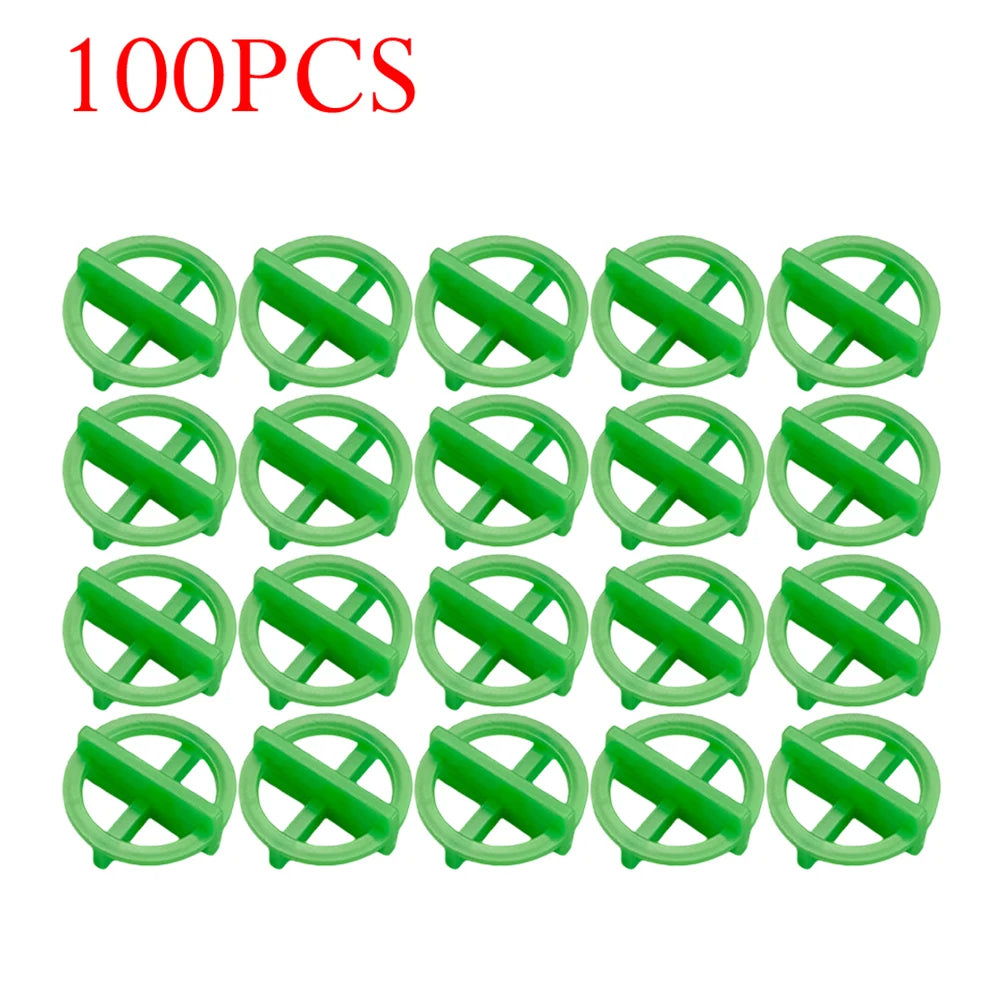 100Pcs Ceramic Tile Leveling System Spacers Clips Wedge For Tiling Fixing Floor Wall Gap Leveling System Construction Tool