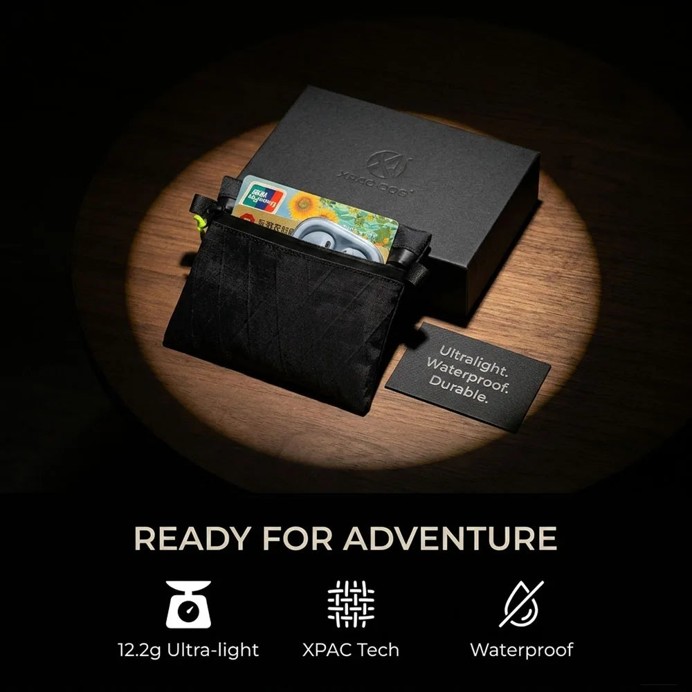 Mini Wallet XPAC Ultralight – Waterproof EDC Pouch Card Case Travel Organizer / Mini portefeuille XPAC ultra-léger – Pochette imperméable EDC organisateur voyage