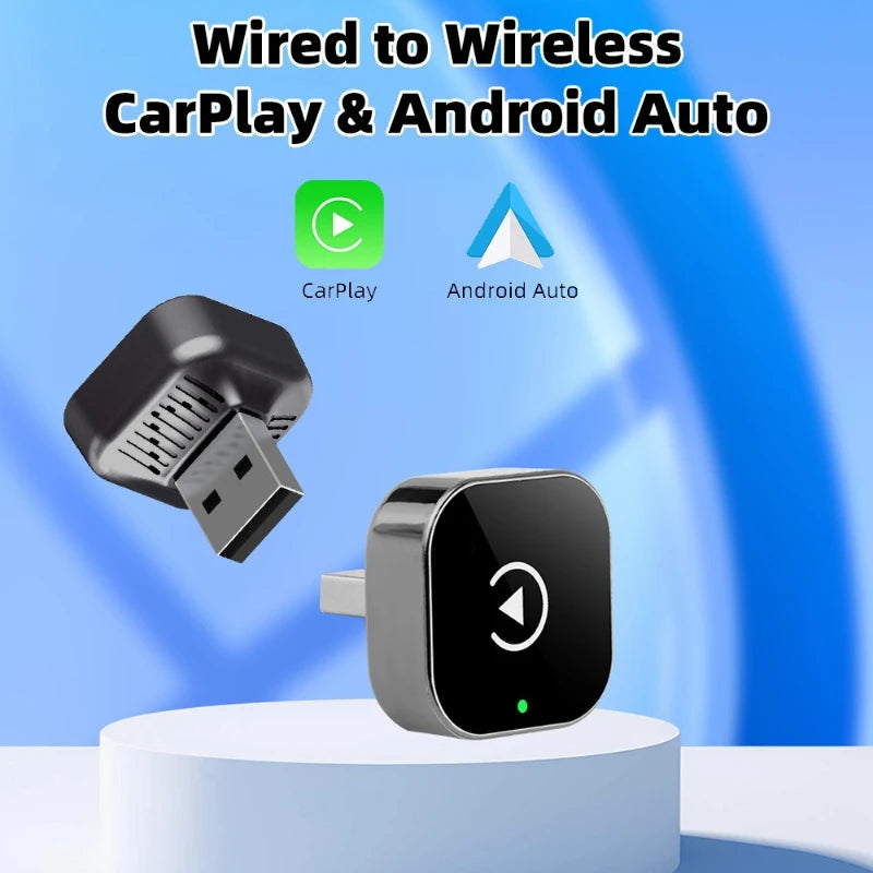 2026 Upgraded Wireless CarPlay Adapter for Apple IPhone＆Android, Small Size,Plug and Play,Fast and Stable Connection Wireless