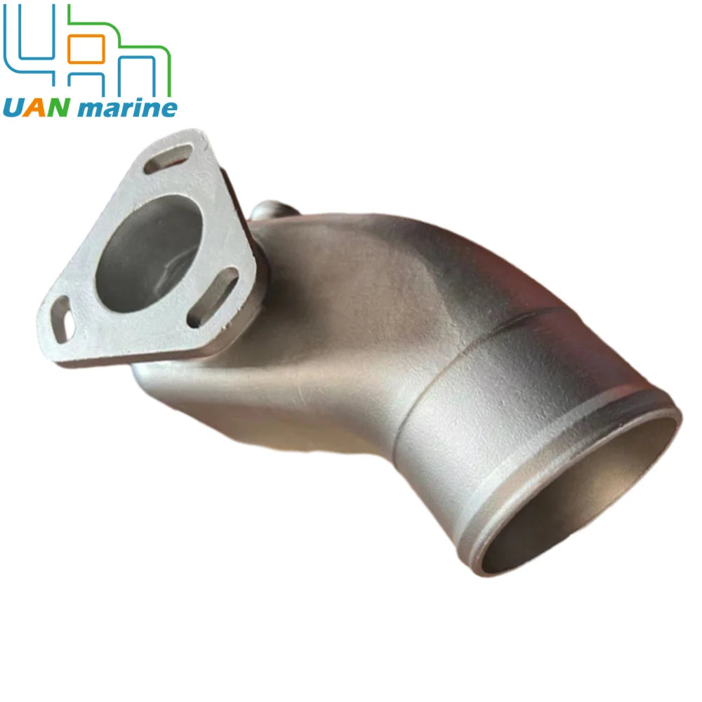 Marine Stainless Steel SS316 Exhaust Mixing Elbow For Yanmar 4JH 129671-13551 129579-13551 129792-13552