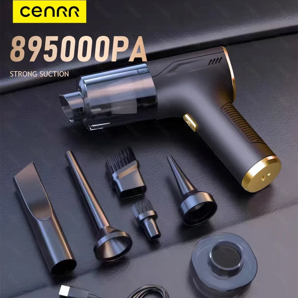 CENRR Vacuum Cleaner Car Wireless Handheld Home Portable Cleaning Mini Suction Powerful Machine Strong Appliance Auto Cleaners