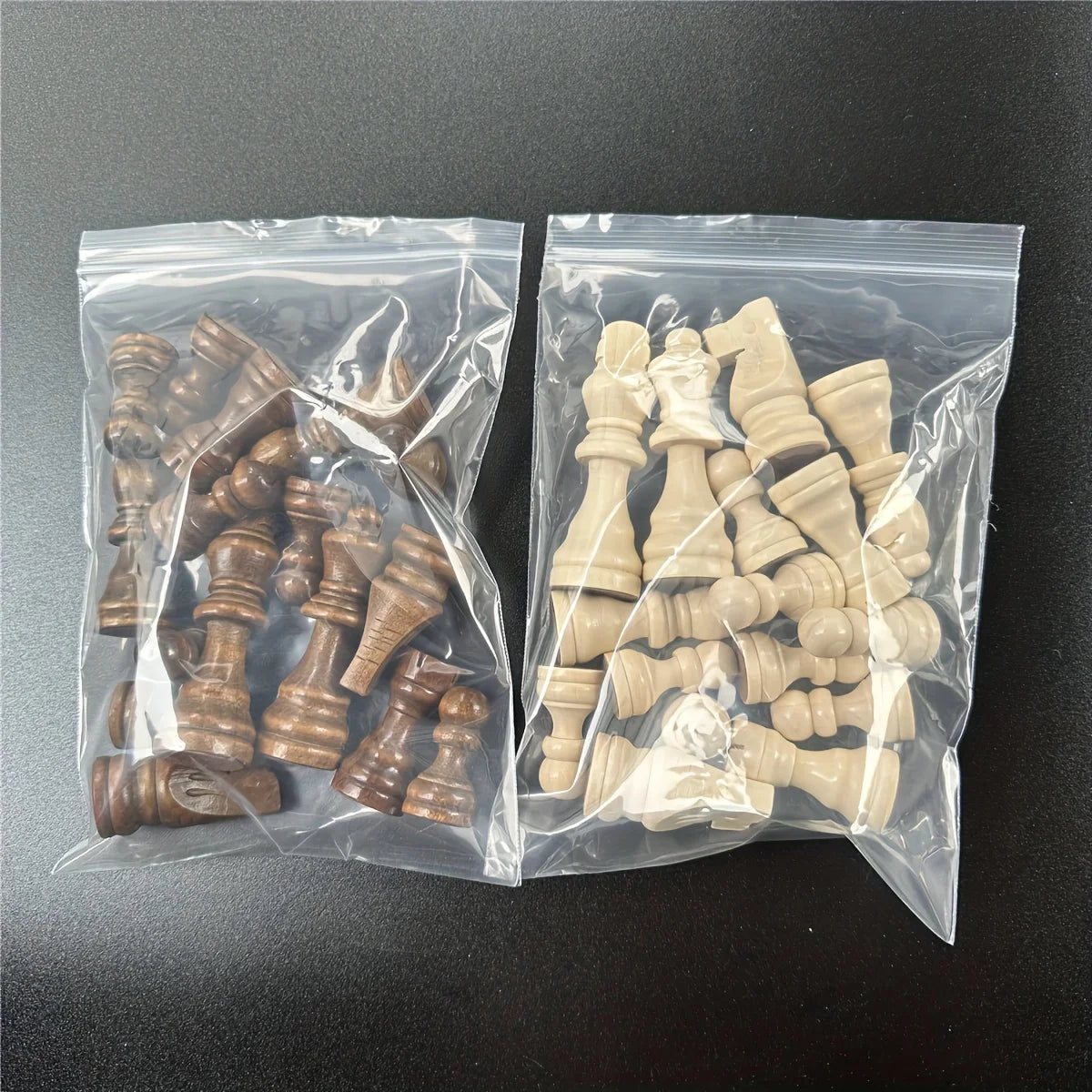 high-end 7.8cm/ 3-inch new solid wood chess piece set, 32 pieces for desktop entertainment game