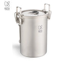 Keith Titanium Rice Cooker Outdoor Camping Cooking Light Weight Cookeware TI6300 Multifunctional  Pot 900ml for  Backpacking