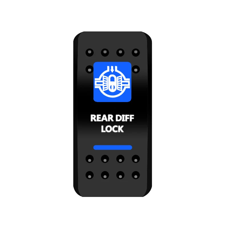 BANDC Rocker Switch Cover (No Switch) Anchor Bilge Pump Labels Cap for Car RV Marine Dash Panel Boat Accessories Carling Switch