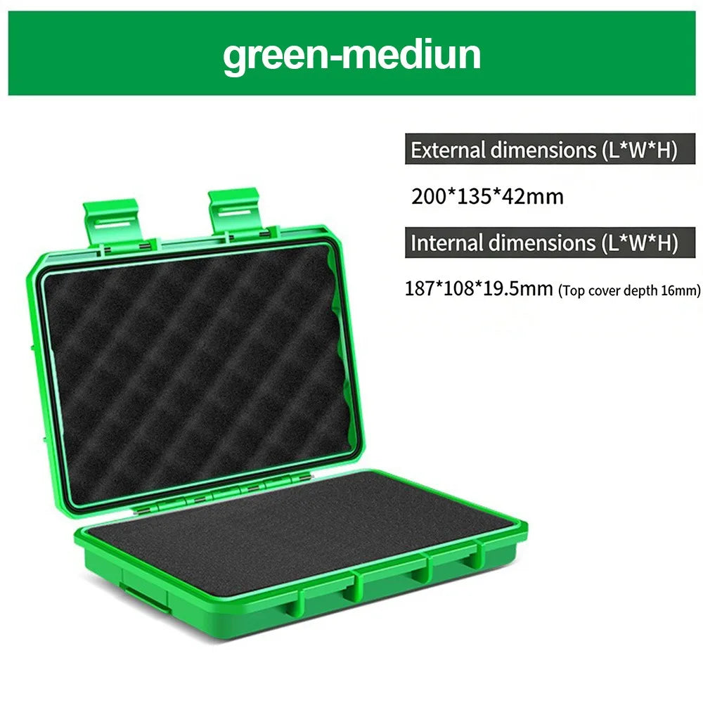 Plastic Storage Case Shock Resistant Protective Padding Protection Equipment Box Organizer Multi-functional Sealed Storage Box