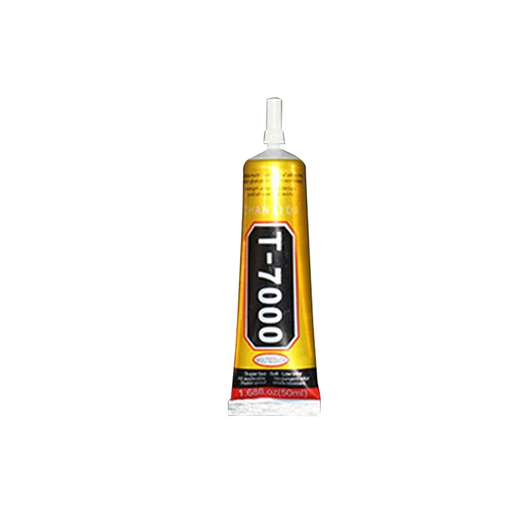 T7000 Black Contact Cellphone Tablet Repair Adhesive Zhanlida Strong t-7000 Glue 15ML 50ML 110ML with Fine Needle Outlet