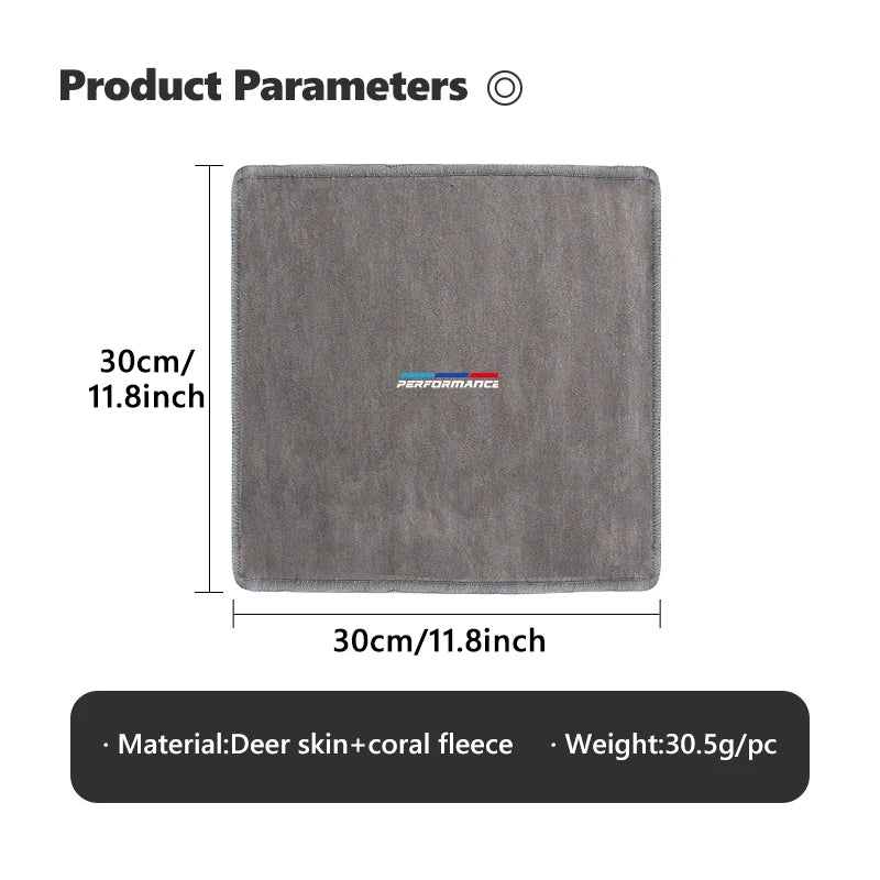 Microfiber Towel Car Drying Towel Auto Plush Wash Towel Car Cleaning For BMW M E87 E30 E46 E28 E39 F18 F35 G03 F10 E93 F20