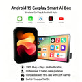 2026 Android TV Box Wireless CarPlay Android Auto  Let Wired CarPlay To Smart Android 15 System Built in Youtube Netflix