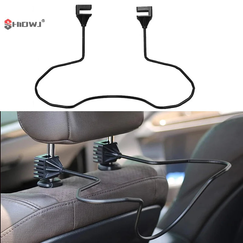Car Hat Rack Stainless Steel Car Hat Clothes Storage Bracket Cowboy Hat Holder Rack For Truck SUV Car