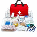 Large Portable First Aid Kit, Handheld Outdoor Emergency Storage Bag, Durable Carry Medical Organizer for Camping Travel Hiking
