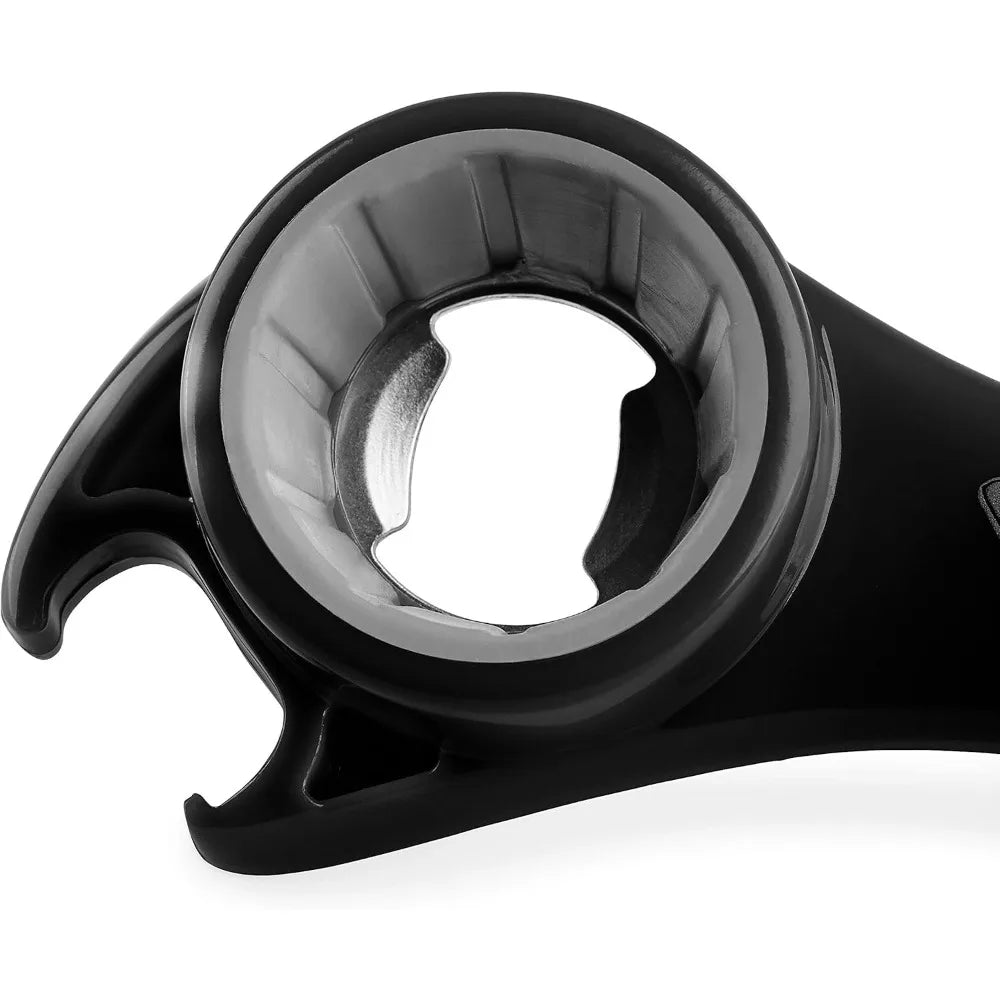 5 Way Opener - Twist-off Caps, Bottle Caps, Pop-Tops, and Jar Lids - Essential Kitchen Gadget for Easy Opening of Jars, Bottles, and Cans - Home Kitchen Accessories - Beer, Wine, and More!