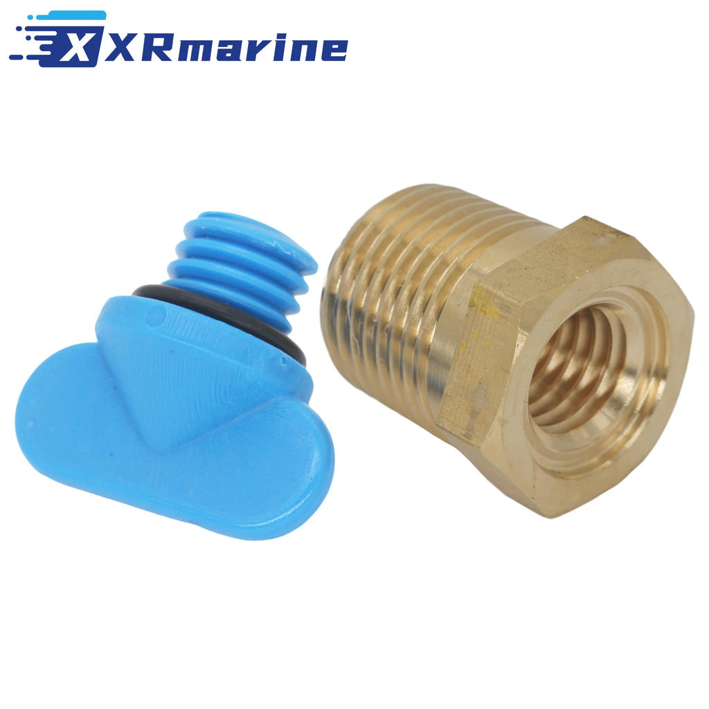 Exhaust Manifold Drain Plug kit for Volvo Penta 4.3 5.0 5.7 7.4 8.2 L for OMC 479956 GLM 13982 192154 479956