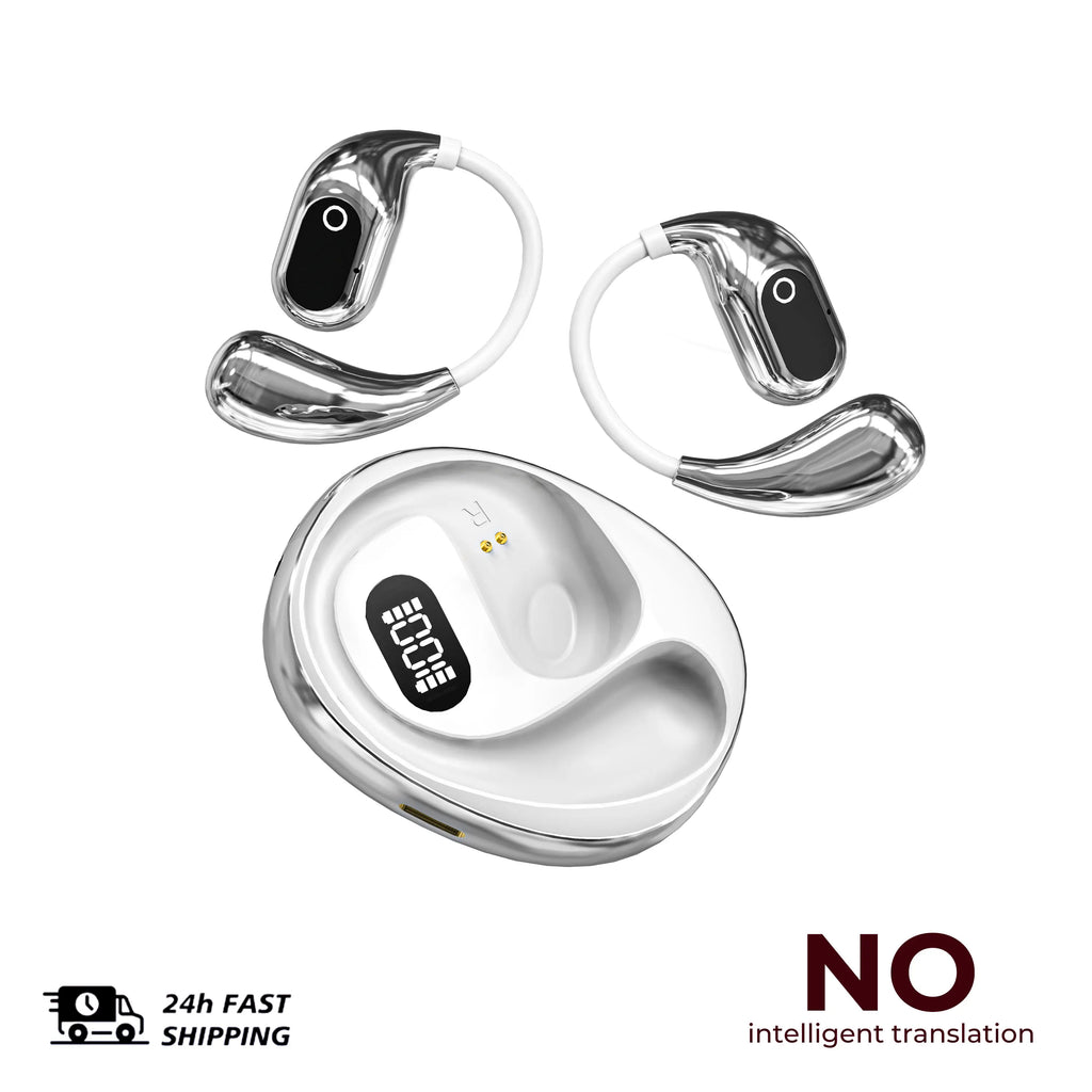 Ai Translator Headphones 144 Languages Wireless Real Time Translation Bluetooth Headset Waterproof Earbud For Business Travel