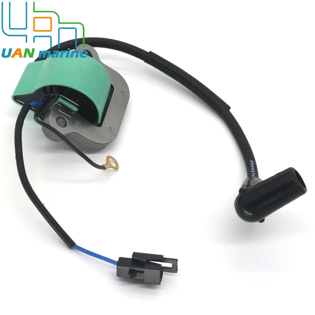 2PCS Ignition Coil Assembly For OMC Johnson Evinrude Outboards Engines Coil 502880 581407 0581407 18-5196