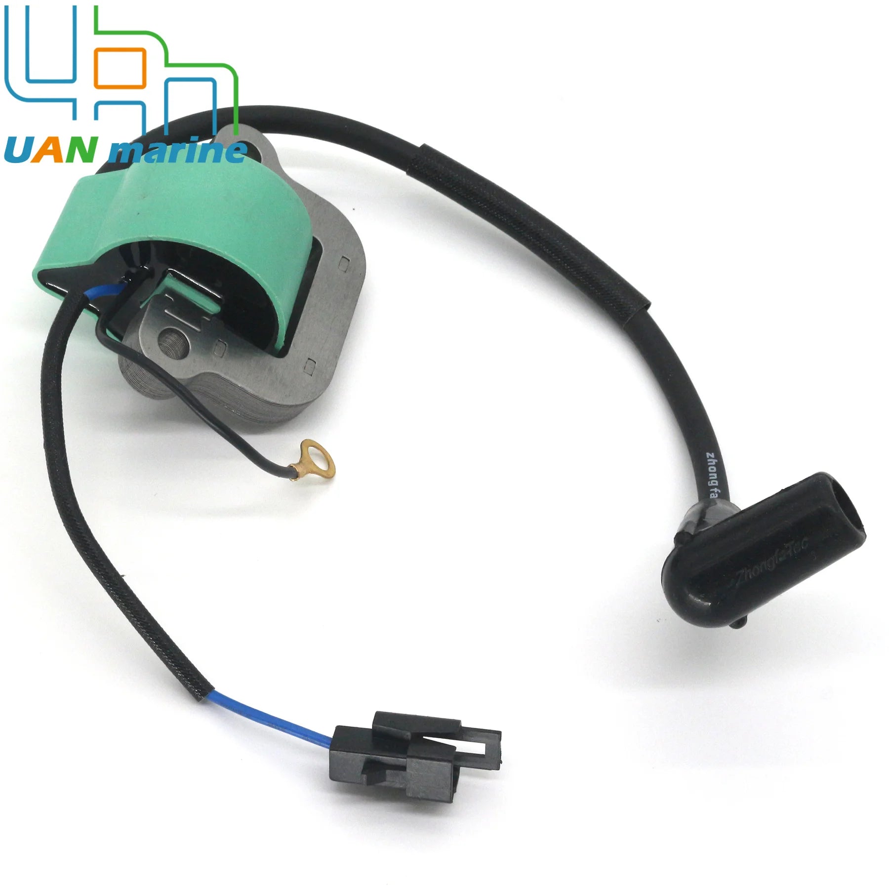2PCS Ignition Coil Assembly For OMC Johnson Evinrude Outboards Engines Coil 502880 581407 0581407 18-5196