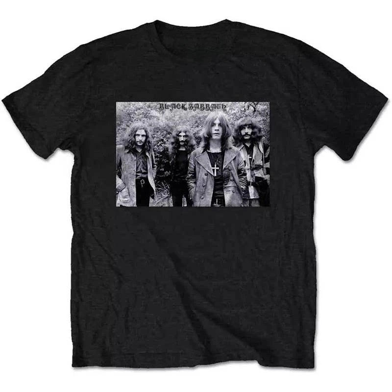 Black Sabbath Band Photo Casual T-shirt Men's and Women's Luxury Band Brand Top 2026 New
