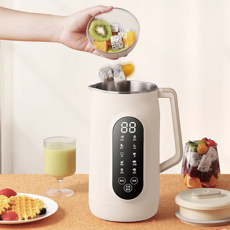 1.8L Soymilk Maker Electric Juicer 18h Appointment Rice Paste Machine Rapid Heating Food Wall Breaker Automatic Keep Warm 800W