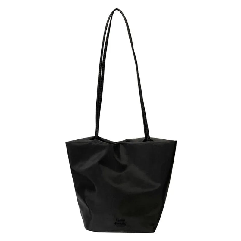 CEEKAY Women's Tote Bag Red Nylon Large Capacity Shoulder Handbag Zipper Closure Daily Commute Casual Lightweight Style