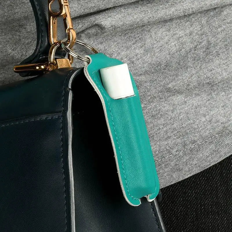Travel Friendly Lip Balm Holder Keychain with Bag Secure Lipstick Storage Ideal for Women