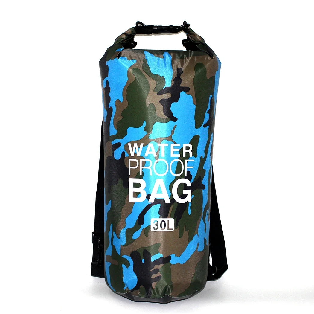 Men's and women's waterproof bags, outdoor sports bags, suitable for swimming, boating, kayaking, rafting and traveling
