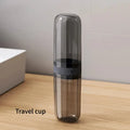 Portable Travel Toothbrush Holder, Leak-Proof & Dustproof Toothpaste Storage Case for Business Trips & Camping