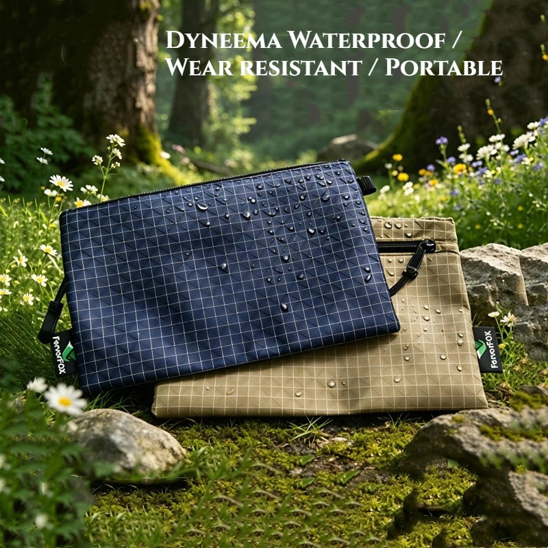Ultralight Waterproof Organizer Wallet Dyneema Wear-resistant Card Pouch Outdoor Travel Hiking Anti-Tear Portable Coin Cash Bag